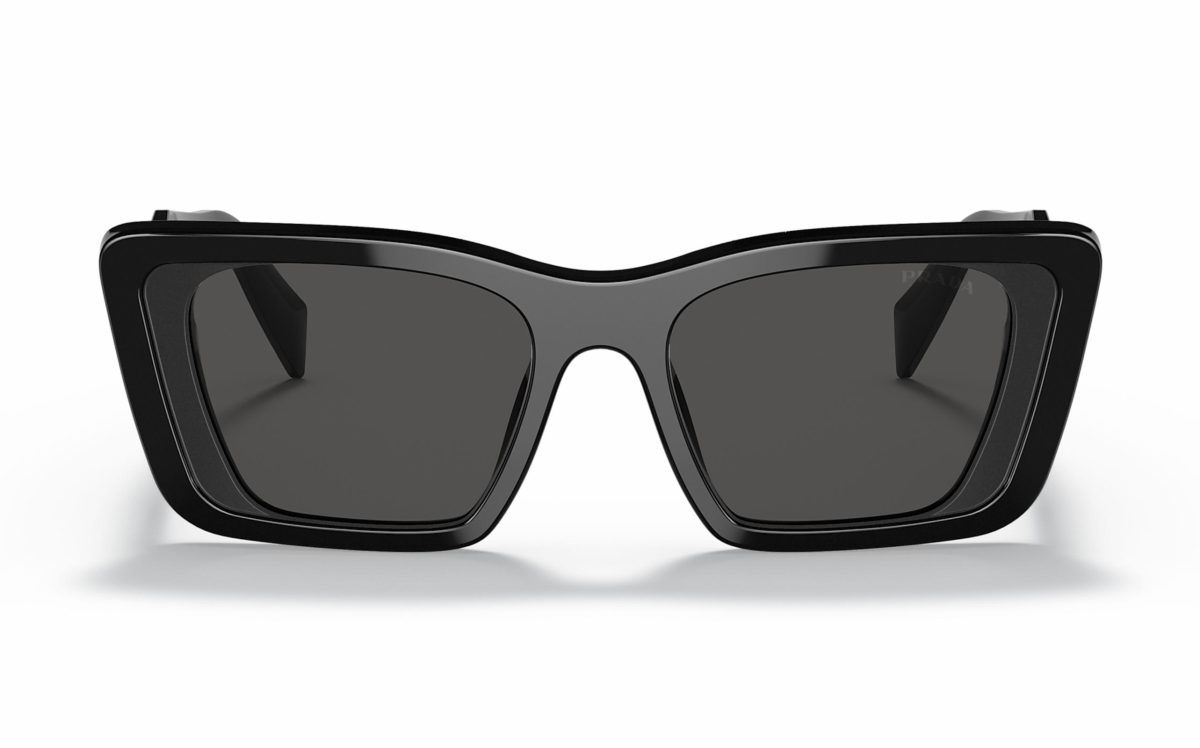Prada Sunglasses PR 08YS 1AB-5S0 Lens Size 51 Frame Shape Butterfly Lens Color Gray for Women
