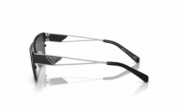Prada Sunglasses PR 71ZS 1BO-5S0 Lens Size 56 Frame Shape Square Lens Color Gray for Men