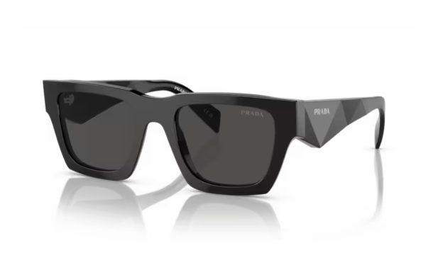 Prada Sunglasses PR A06S 16K-08Z Lens Size 50 Square Frame Shape Lens Color Gray for Men
