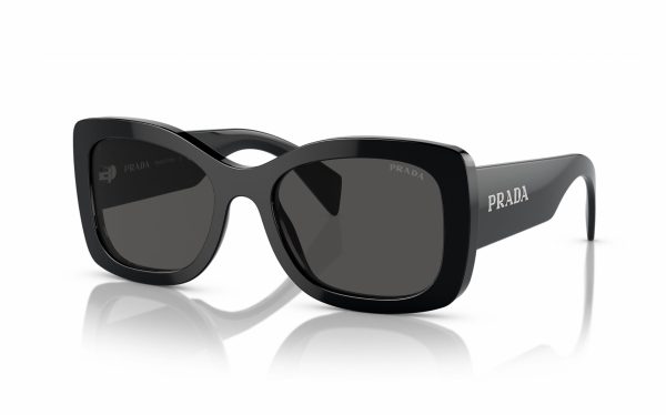 Prada Sunglasses PR A08S 1AB-5S0 Lens Size 56 Frame Shape Oval Lens Color Gray for Women