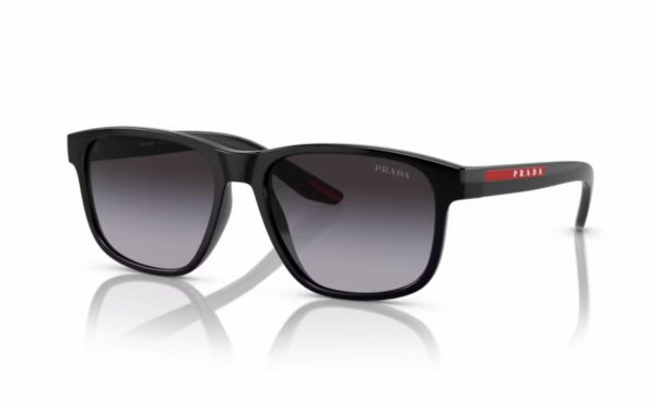Prada Sunglasses PR 06YS 1AB-09U Lens Size 56 Frame Shape Square Lens Color Gray for Men