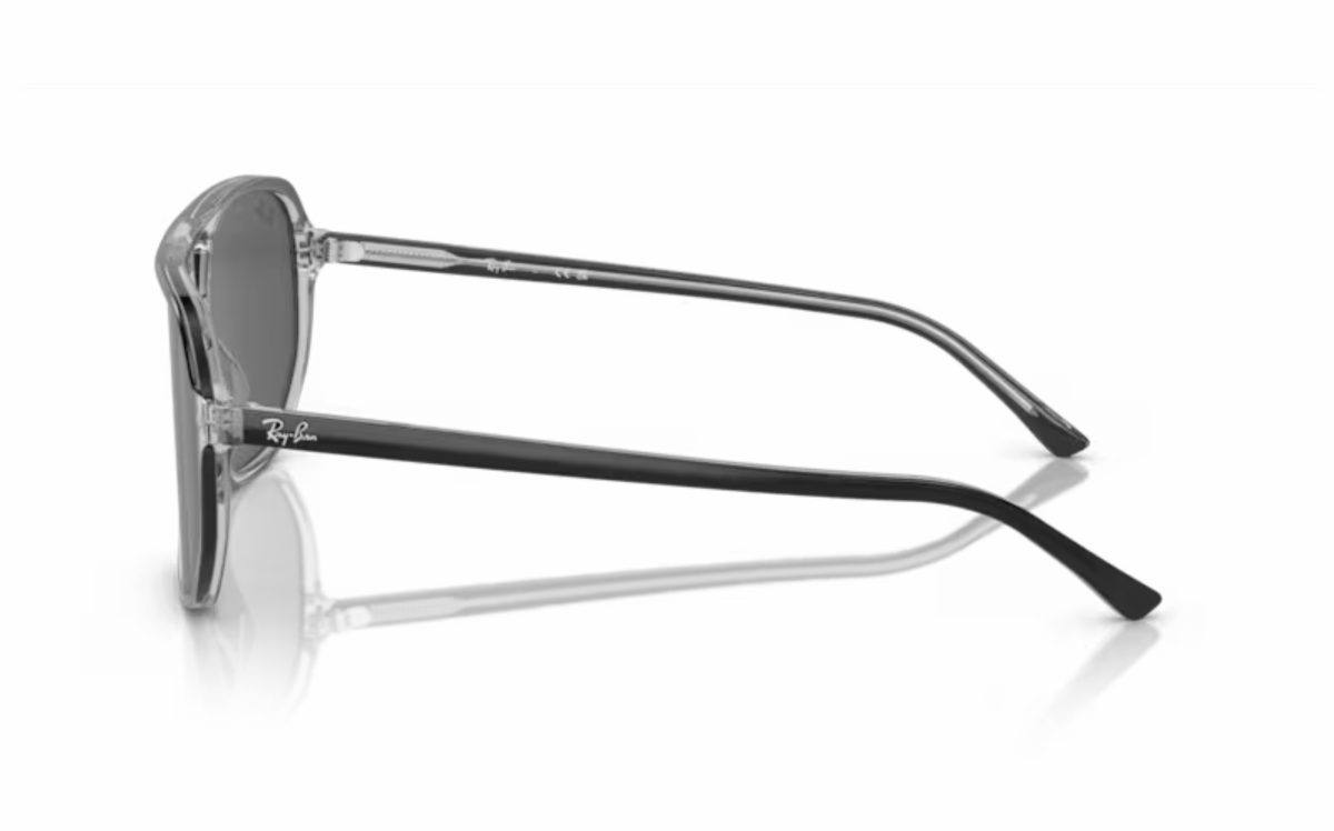 Ray-Ban Bill One Sunglasses RB 2205 1396/B1 Lens Size 60 Frame Shape Hexagon Lens Color Gray for Unisex