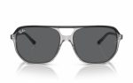Ray-Ban Bill One Sunglasses RB 2205 1396/B1 Lens Size 57 Frame Shape Hexagon Lens Color Gray for Unisex