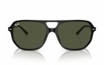 Ray-Ban Bill One Sunglasses RB 2205 901/31 Lens Size 57 Frame Shape Hexagon Lens Color Green For Unisex