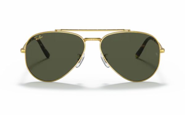 Ray-Ban New Aviator Sunglasses RB 3625 9196/31 Lens Size 55 and 62 Frame Shape Aviator Lens Color Green for Unisex