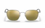 Ray-Ban Chromance Sunglasses RB 3664-CH 003/6O Lens Size 50 Frame Shape Square Lens Color Green Polarized for Unisex