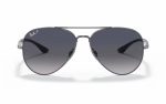 Ray-Ban Sunglasses RB 3675 004/78 Lens Size 58 Frame Shape Aviator Lens Color Blue Gray Polarized for Unisex