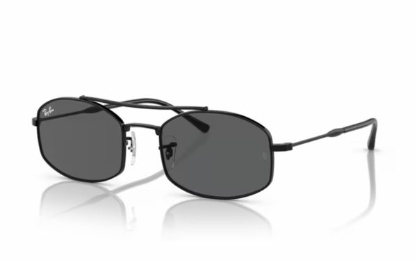 Ray-Ban Sunglasses RB 3719 002/B1 Lens Size 54 Frame Shape Oval Lens Color Gray for Unisex