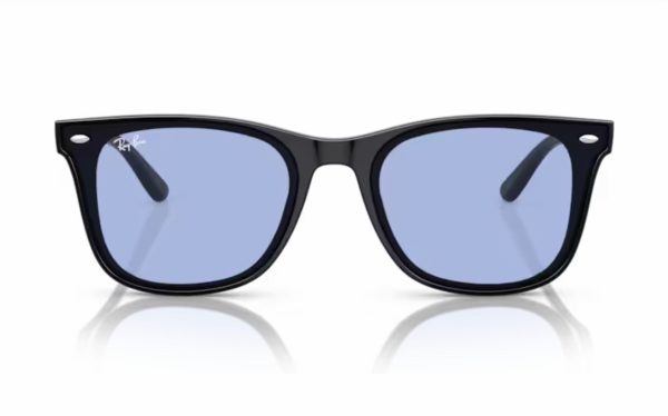 Ray-Ban Sunglasses RB 4420 601/80 Lens Size 65 Square Frame Shape Lens Color Blue For Unisex