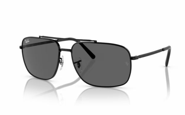 Ray-Ban Sunglasses RB 3796 002/B1 Lens Size 59 and 62 Frame Shape Square Lens Color Gray for Unisex