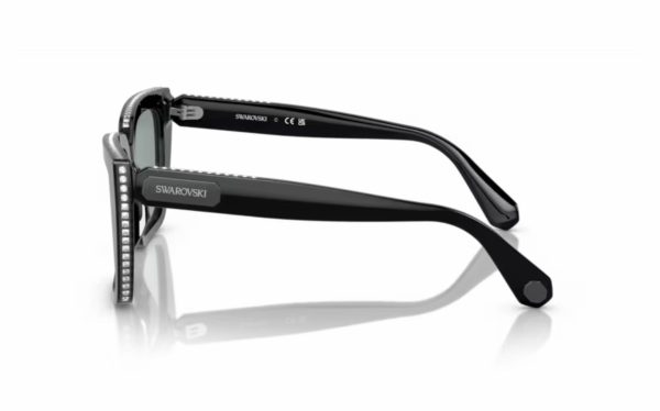 Swarovski Sunglasses SK 6013 10101 Lens Size 54 Frame Shape Square Lens Color Gray for Women