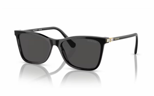 Swarovski Sunglasses SK 6004 100187 Lens Size 55 Frame Shape Rectangle Lens Color Gray for Women