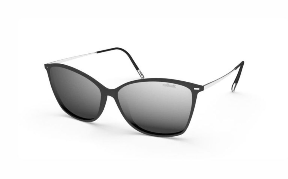 Silhouette Sunglasses 3192 9000 Frame Shape Cat Eye Lens Color Silver for Women