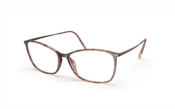 Silhouette Eyeglasses 1598 6040, lens size 53, frame shape rectangular for women