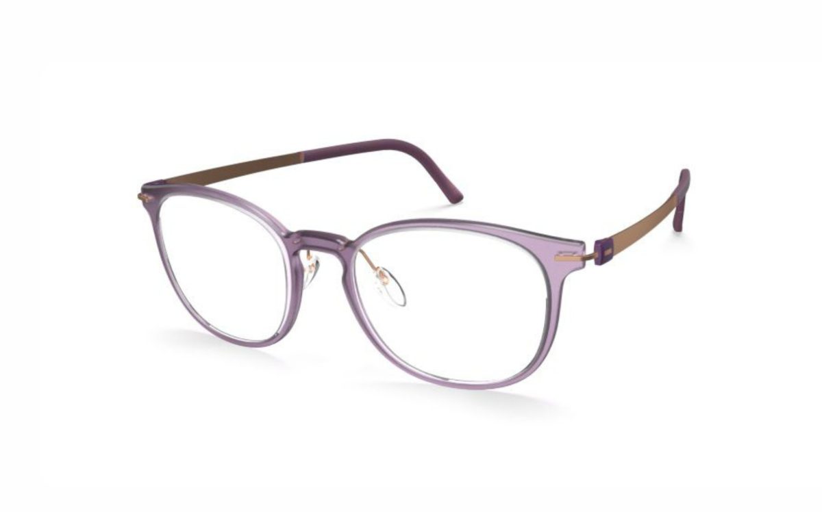 Silhouette Eyeglasses 2938 4020, lens size 50, round frame shape for women