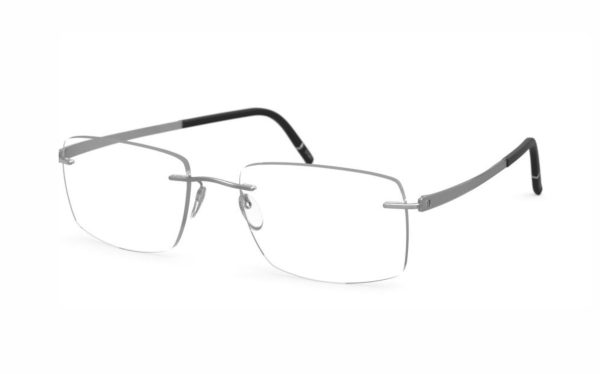 Silhouette Eyeglasses 5529 7000, lens size 55, frame shape rectangular, unisex
