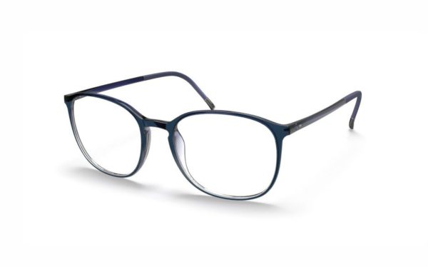 Silhouette Eyeglasses 2935 4510, lens size 51, frame shape round for unisex