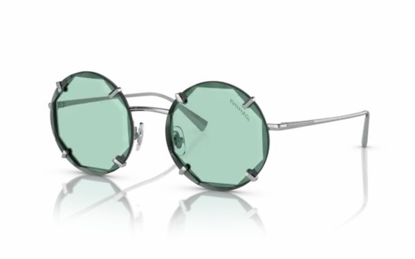 Tiffany Sunglasses TF 3091 6001/D9 Lens Size 52 Frame Shape Round Lens Color for Women