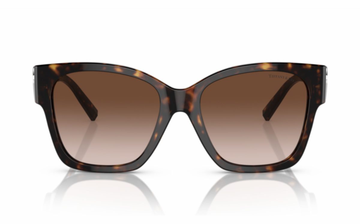 Tiffany Sunglasses TF 4216 8015/3B Lens Size 54 Frame Shape Square Lens Color Brown for Women