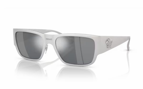 Versace Sunglasses VE 2262 1266/6G Lens Size 56 Frame Shape Square Lens Color Gray for Men