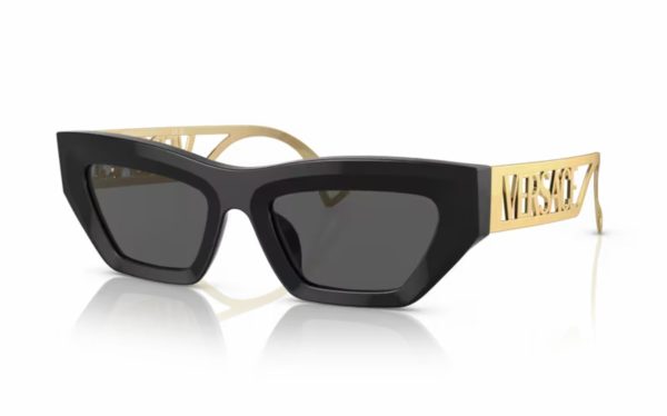 Versace Sunglasses VE 4432-U GB1/87 Lens Size 53 Frame Shape Hexagon Lens Color Gray for Women