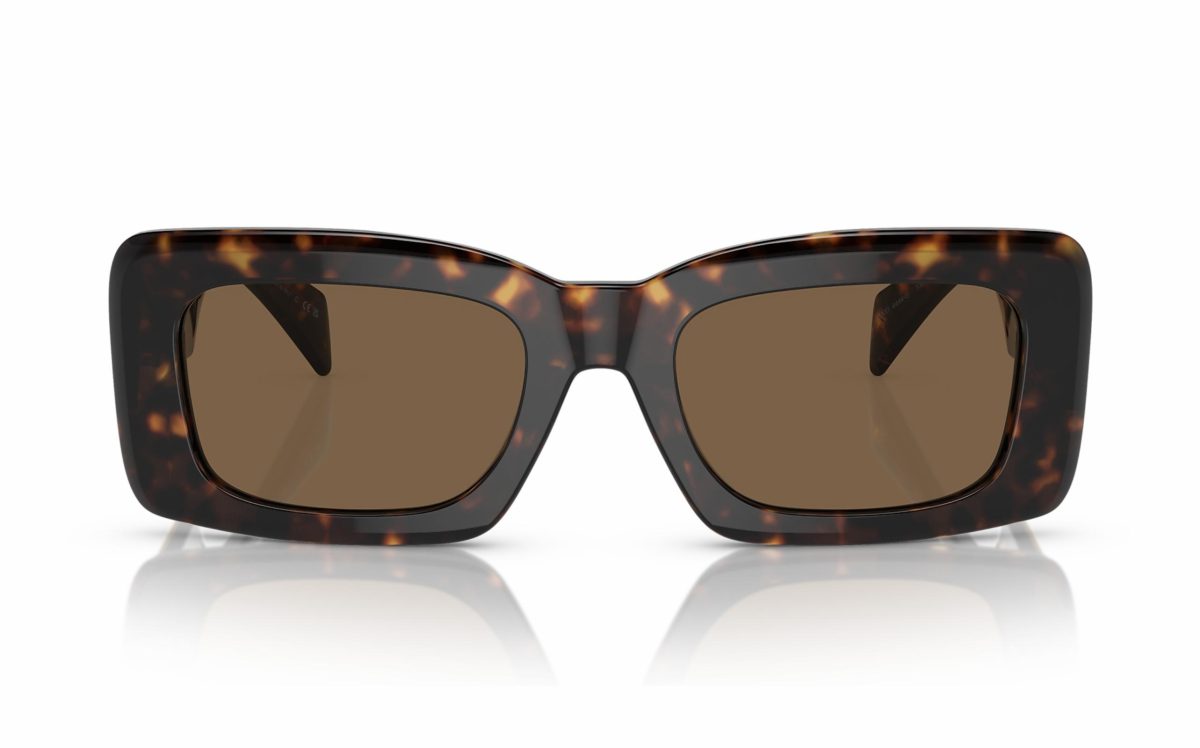 Versace Sunglasses VE 4444-U 108/73 Lens Size 54 Frame Shape Rectangle Lens Color Brown for Women