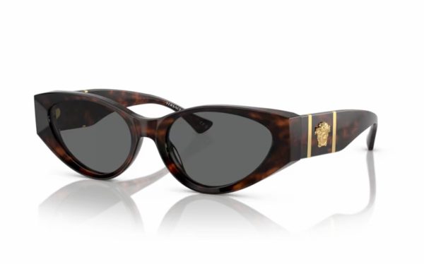 Versace Sunglasses VE 4454 5429/87 Lens Size 55 Frame Shape Cat Eye Lens Color Gray for Women