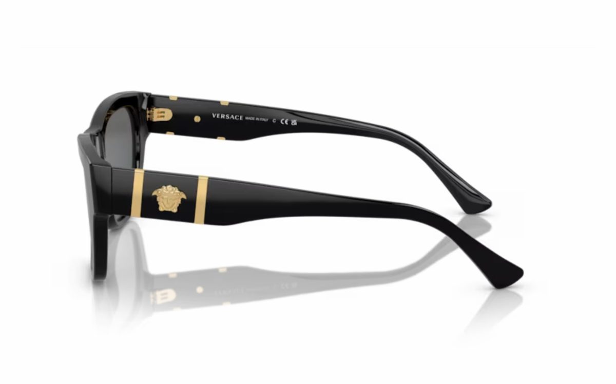 Versace Sunglasses VE 4457 GB1/87 Lens Size 55 Square Frame Shape Lens Color Gray for Men