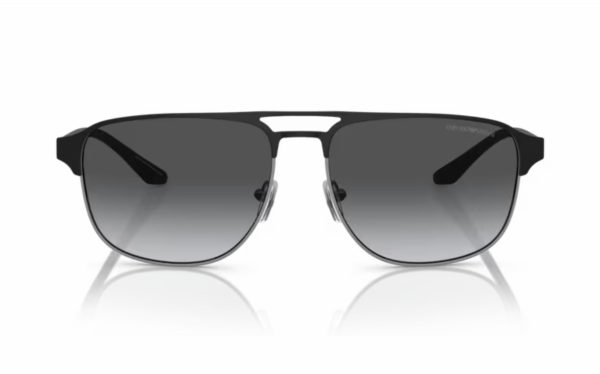 Emporio Armani Sunglasses EA 2144 3365/11 Lens Size 60 Frame Shape Aviator Lens Color Gray Polarized for Men