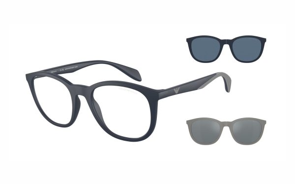Emporio Armani Eyeglasses EA 4211 5088/1W Lens Size 52 Frame Shape Round for Men