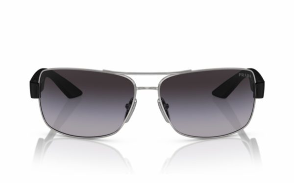Prada Sunglasses PS 50ZS 1BC-09U Lens Size 64 Square Frame Shape Lens Color Gray for Men