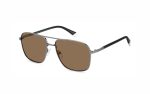 Polaroid Sunglasses PLD 4128/S/X KJ1/SP Lens Size 60 Frame Shape Rectangle Lens Color Bronze for Men