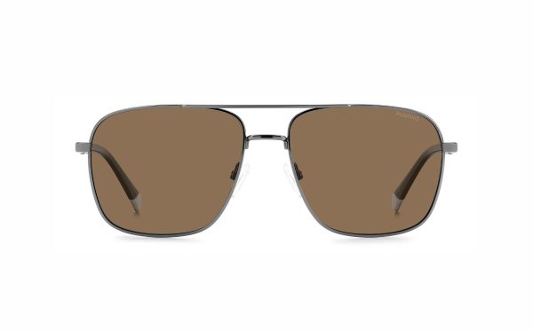 Polaroid Sunglasses PLD 4128/S/X KJ1/SP Lens Size 60 Frame Shape Rectangle Lens Color Bronze for Men