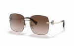 Bvlgari Sunglasses BV 6173-B 278/13 Lens Size 58 Frame Shape Square Lens Color Brown for Women