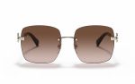 Bvlgari Sunglasses BV 6173-B 278/13 Lens Size 58 Frame Shape Square Lens Color Brown for Women