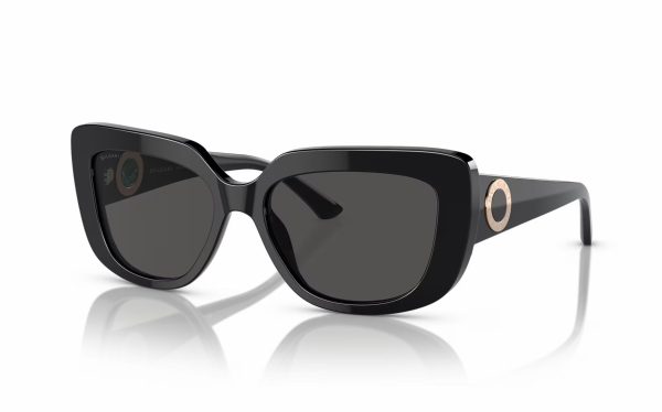 Bvlgari sunglasses BV 8261 501/87 lens size 55 frame shape rectangular lens color gray for women
