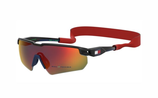 Tommy Hilfiger Sunglasses THF 0098/S D51/UZ Lens Size 99 Frame Shape Curved Lens Color Multi Color for Men