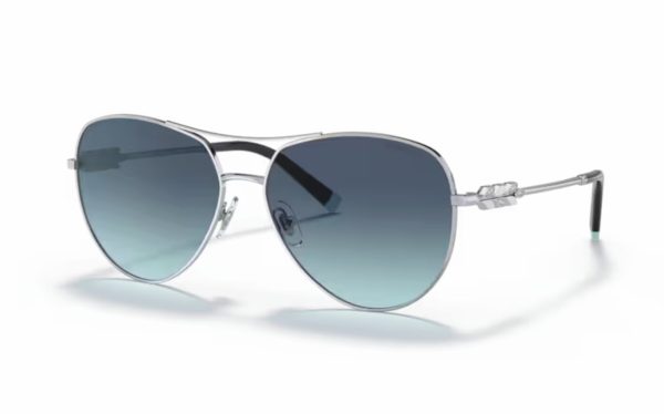 Tiffany Sunglasses TF 3083-B 6001/9S Lens Size 59 Frame Shape Aviator Lens Color Blue for Women