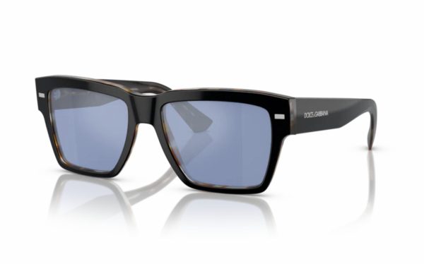 Dolce & Gabbana Sunglasses DG 4431 3403/1U Lens Size 55 Square Frame Shape Lens Color Blue Silver For Men