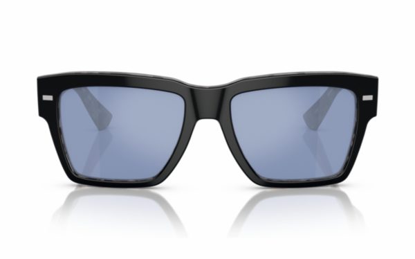 Dolce & Gabbana Sunglasses DG 4431 3403/1U Lens Size 55 Square Frame Shape Lens Color Blue Silver For Men