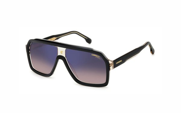 Carrera Sunglasses CAR 1053/S 0WM/A8 Lens Size 60 Square Frame Shape Lens Color Blue Brown for Men