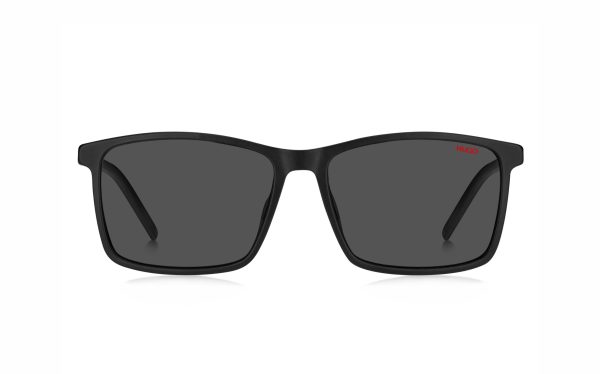 نظارة شمسية هوغو بوس HUG 1099/S 003IR حجم العدسة 56 شكل الاطار مستطيل لون العدسة رمادي رجالي