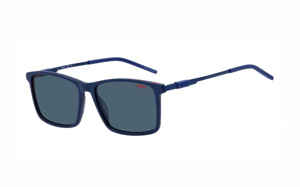 Hugo Boss Sunglasses HUG 1099/S FLLKU Lens Size 56 Frame Shape Rectangle Lens Color Blue for Men