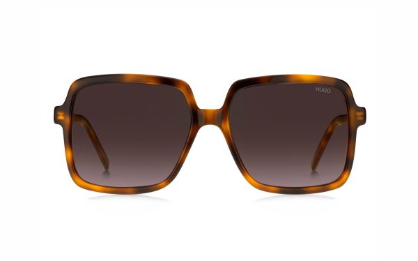 Hugo Boss Sunglasses HUG 1135/S 05LHA Lens Size 56 Frame Shape Rectangle Lens Color Brown for Women