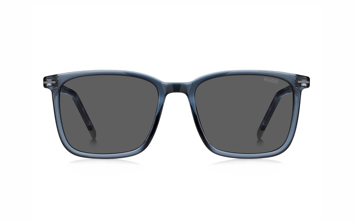 نظارة شمسية هوغو بوس HUG 1167/S ANSIR حجم العدسة 60 شكل الاطار سداسي لون العدسة رمادي رجالي