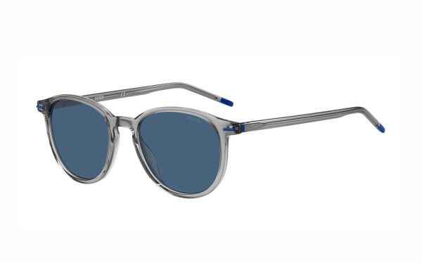 Hugo Boss Sunglasses HUG 1169/S KB7KU Lens Size 51 Frame Shape Round Lens Color Blue for Men