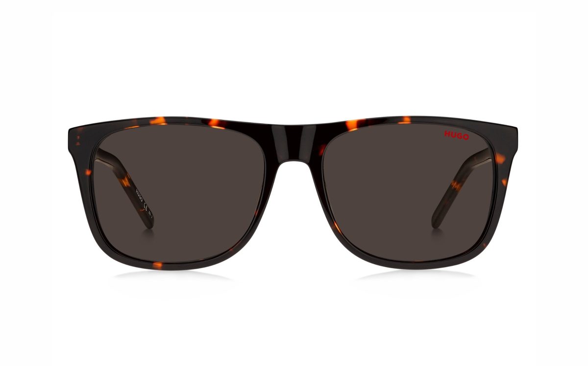نظارة شمسية هوغو بوس HUG 1194/S 086/IR حجم العدسة 56 شكل الاطار مربع لون العدسة رمادي رجالي