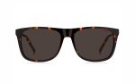 Hugo Boss Sunglasses HUG 1194/S 086/IR Lens Size 56 Square Frame Shape Lens Color Gray for Men