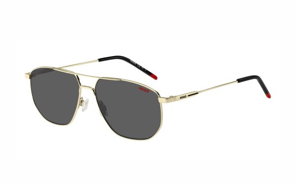 Hugo Boss Sunglasses HUG 1207/S J5GIR Lens Size 58 Frame Shape Aviator Lens Color Gray for Men