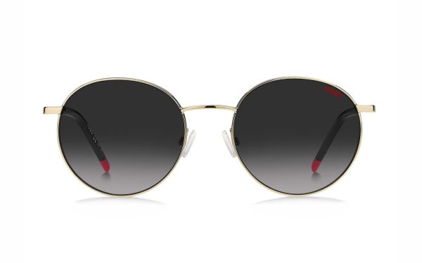Hugo Boss Sunglasses HUG 1215/S 0009O Lens Size 53 Frame Shape Round Lens Color Gray for Women